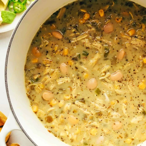 Creamy White Chicken Chili Image