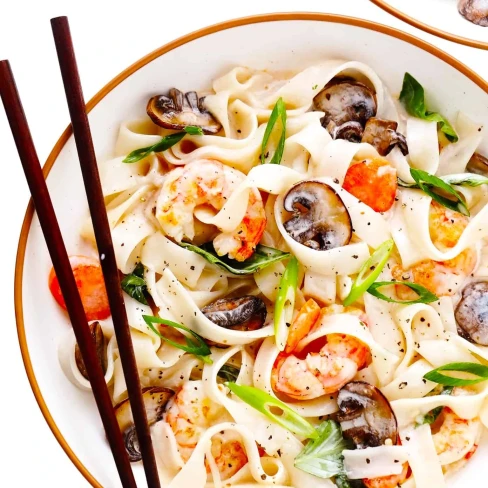 Lemongrass Coconut Noodles with Shrimp Image