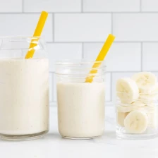 Banana Smoothie with Milk Recipe Page