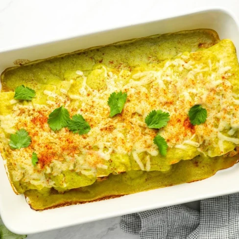 Chicken Enchiladas with Tomatillo Sauce Image