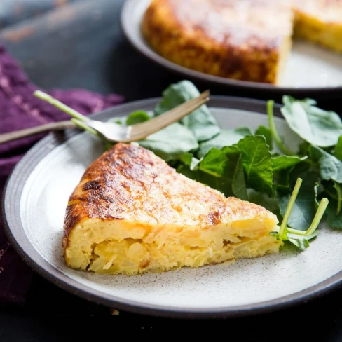 Tortilla Española (Spanish Egg And Potato Omelette) Recipe Image