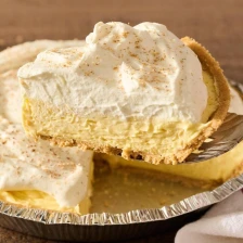 No-Bake Eggnog Pie Recipe Page