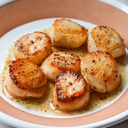 Pan-Seared Scallops with Lemon Butter  Image