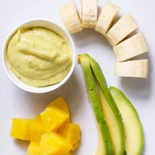 Avocado, Pineapple + Banana Baby Food Puree Recipe Page