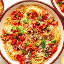 Bruschetta Pasta Recipe Page