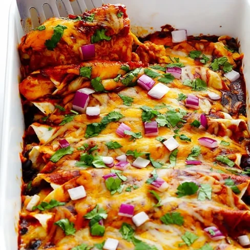 BBQ Chicken Enchiladas Image