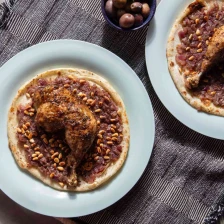 Msakhan (Palestinian Flatbreads With Onion, Sumac, and Spiced Roast Chicken) Recipe Page