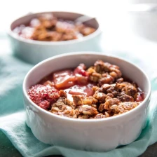 Strawberry-Rhubarb Crisp Recipe Recipe Page