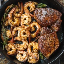 Surf and Turf (Steak and Shrimp) Recipe Page