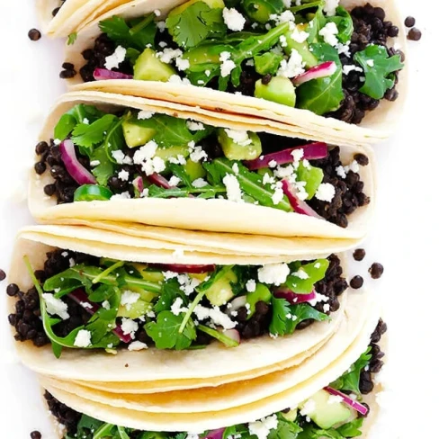 Easy Lentil and Avocado Tacos Image