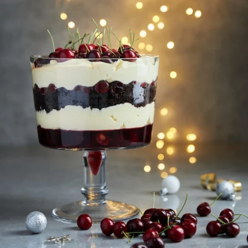 Easy Boozy Black Forest Trifle Image