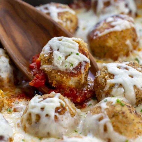 Chicken Parmesan Meatballs Image