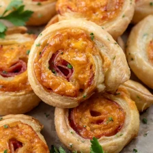 Ham and Cheese Pinwheels Recipe Page