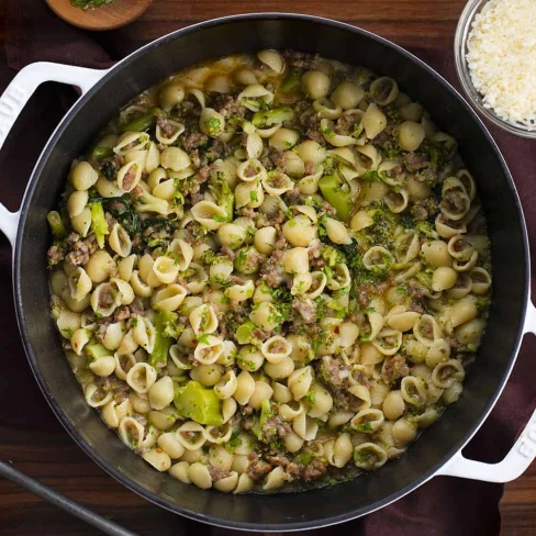 Broccoli And Sausage Pasta Image