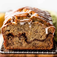 Cinnamon Swirl Banana Bread Recipe Page