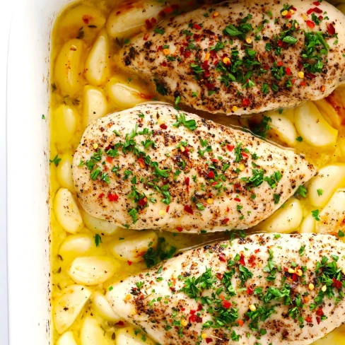 Garlic Lovers Baked Chicken Image