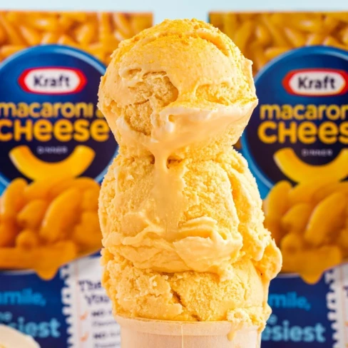 Mac and Cheese Ice Cream - Copycat Image