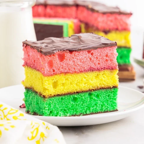 Italian Rainbow Cake Image