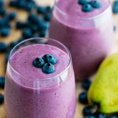 Blueberry Pear Smoothie Recipe Image