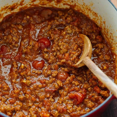 Spaghetti Meat Sauce Image