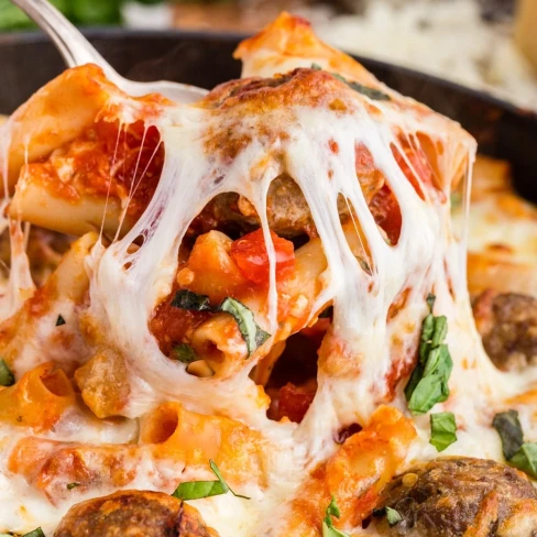 Baked Ziti with Meatballs Image