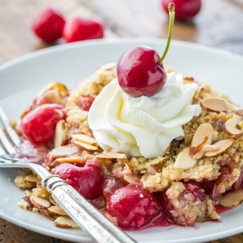 Cherry Crumble Recipe Image