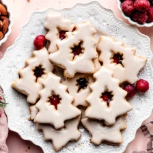 Cherry Almond Linzer Cookies Recipe Page