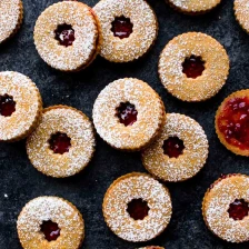 Raspberry Pistachio Linzer Cookies Recipe Page