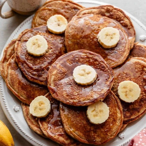 Healthy Banana Pancakes Image