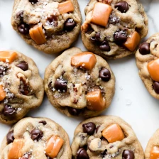 Salted Caramel Pecan Chocolate Chip Cookies Recipe Page