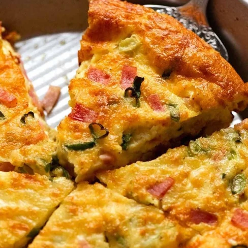 Crustless Quiche - Ham and Cheese Image