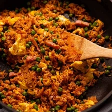 Red Vietnamese Fried Rice Recipe Page