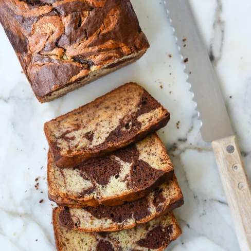 Marbled Banana Bread Image