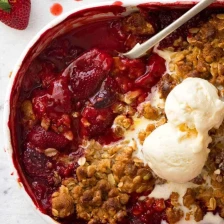 Strawberry Crumble Recipe Page