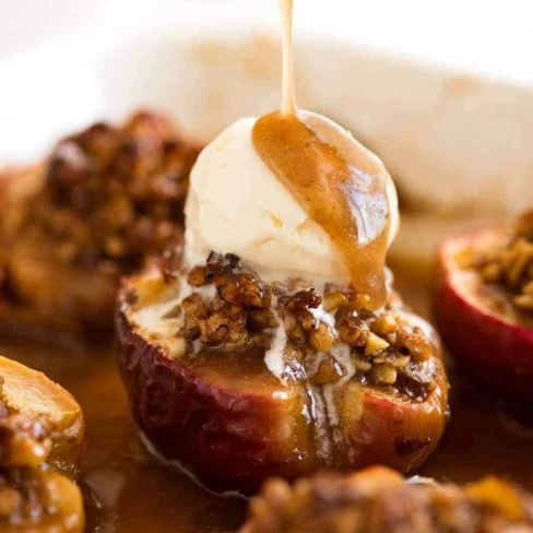 Caramel Self Saucing Baked Apples Image