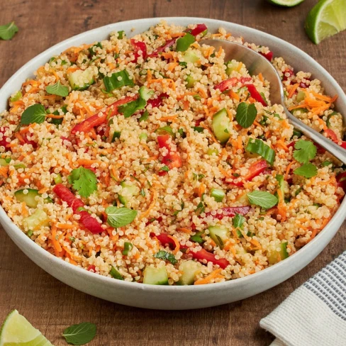 Thai Quinoa Salad with Fresh Herbs and Lime Vinaigrette Image