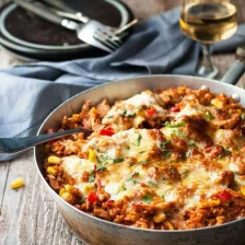 One Pot Chicken Enchilada Rice Casserole Recipe Page