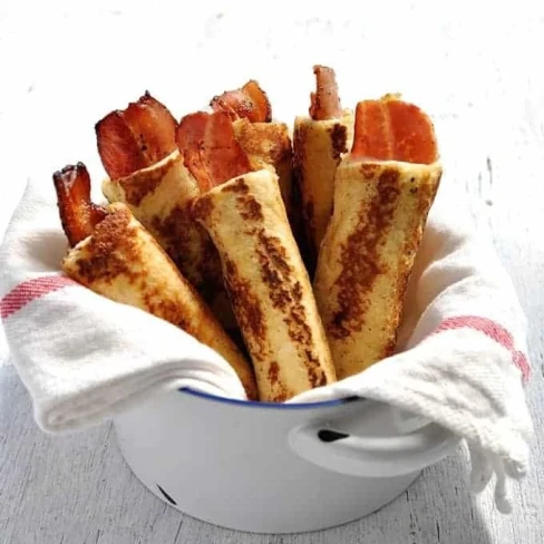 Bacon French Toast Roll Ups Image