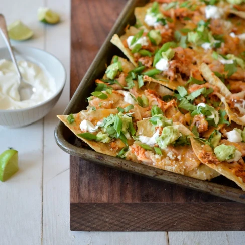 Sheet Pan Chicken Nachos Image