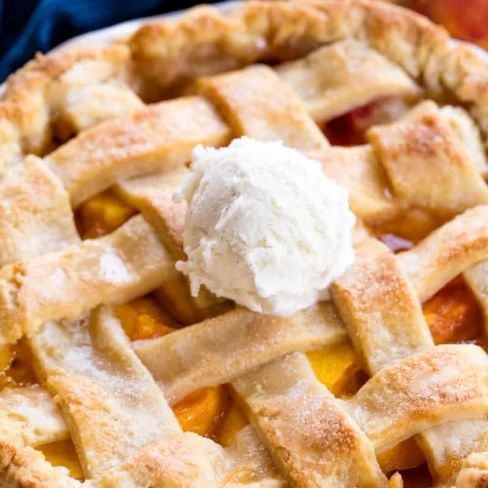 Perfect Peach Pie Image