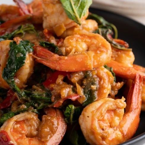 Spicy Prawn and Basil Stir-fry (Pad Grapao Goong) | Marion&#039;s Kitchen Image