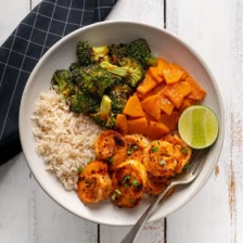 Smoky Sriracha Prawn Rice Bowl | Marion&#039;s Kitchen Recipe Page