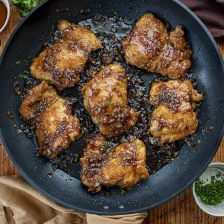 Honey Garlic Chicken Thighs Recipe Page