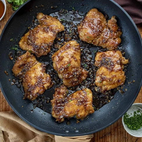 Honey Garlic Chicken Thighs Image