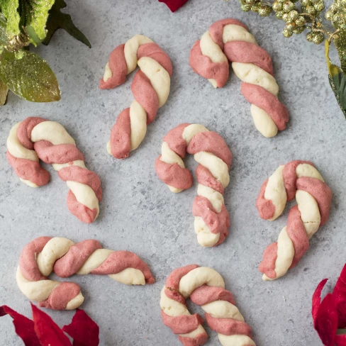 Cinnamon Candy Cane Cookies Image