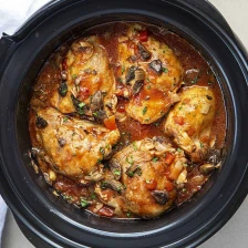 Slow Cooker Chicken Cacciatore Recipe Page