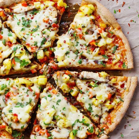 Sweet Chili Garlic Chicken Pizza Image