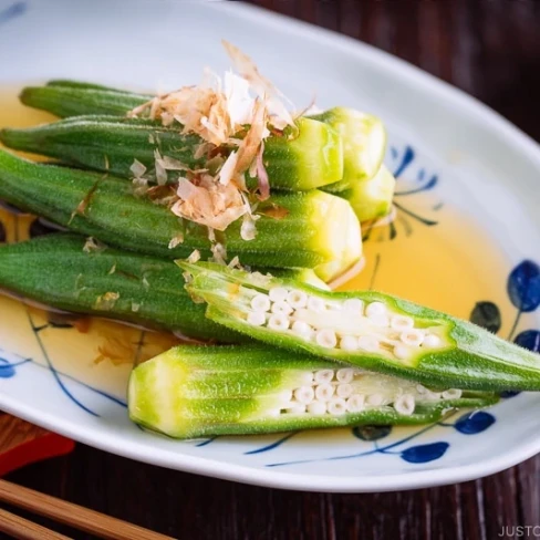 Okura Ohitashi (Japanese Okra Salad) Image