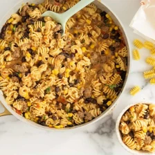 One-Pot Taco Pasta Recipe Page