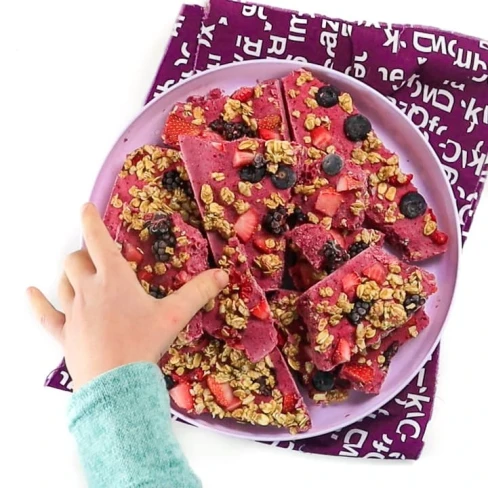 Berry Granola Yogurt Bark Image